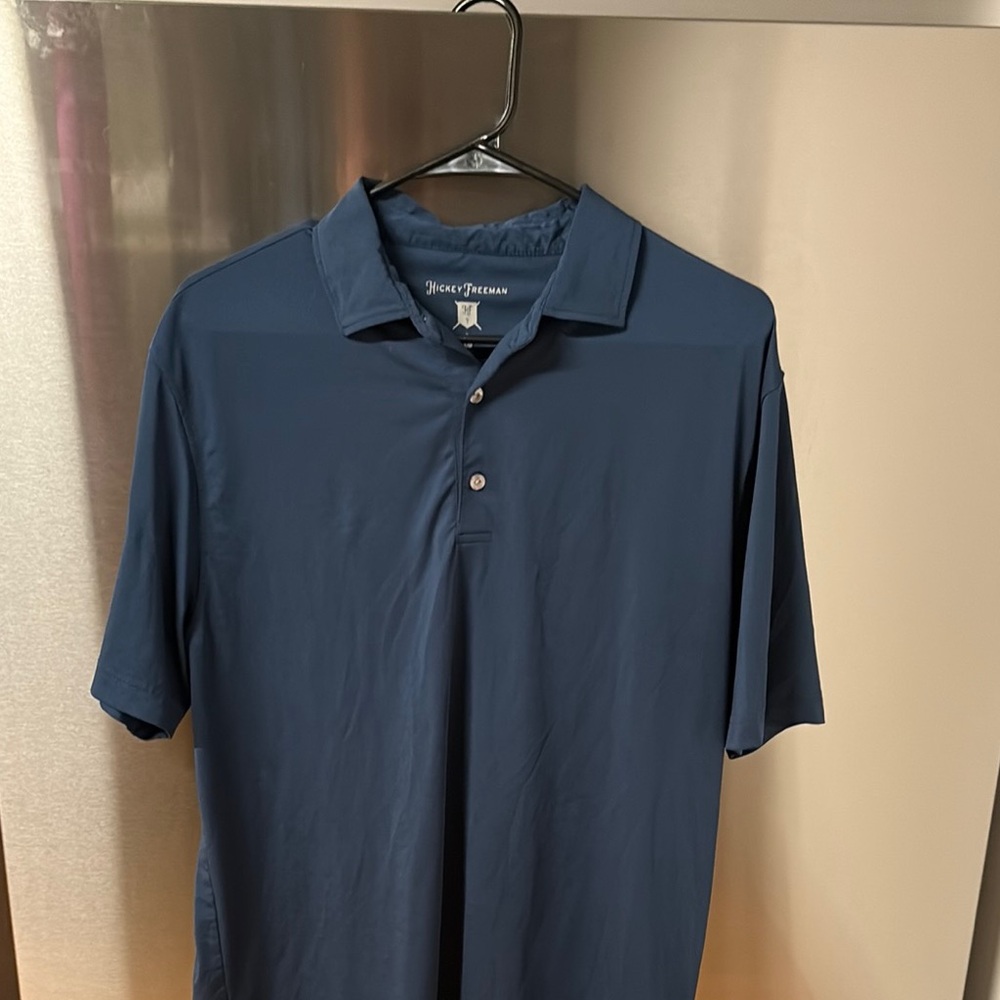 Hickey Freeman Navy Polo